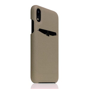 SLG Design iPhone XR D8 Full Grain Leather Back Case Caramel Cream(SD15461i61) d݌ɕi