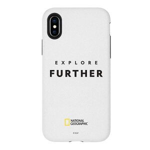 National Geographic iPhone XS / X Explore Further Edition Sandy Case White(NG16173i58) �d����݌ɕi