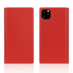 SLG Design iPhone 11 Pro Max Calf Skin Leather Diary ���b�h(SD17966i65R) �d����݌ɕi