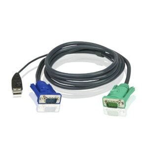 ATEN USB KVM�P�[�u�� SPHD�^�C�v 1.2m(2L-5201U) �ڈ��݌�=��