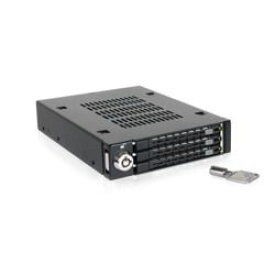Cremax 3x 2.5インチ SATA&SAS HDD/SSD搭載用モバイルラック 3.5インチ黒(MB993SK-B) 目安在庫=△