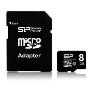 Silicon@Power microSDHCJ[h 8GB (Class10) SDϊA_v^[t(SP008GBSTH010V10SP) 񂹏i