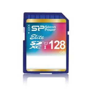 Silicon@Power 128GB SDXC Class10 UHS-1Ή(SP Elite UHS-1V[Y)(SP128GBSDXAU1V10) 񂹏i