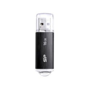 Silicon@Power USB2.0Ή USB U02V[Y 16GB ubN(SP016GBUF2U02V1K) 񂹏i