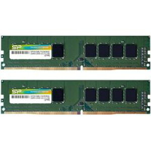 Silicon@Power DDR4-2400 CL17 288-PIN Unbuffered DIMM_Dual Channel Kit 8GB(SP008GBLFU240N22) 񂹏i