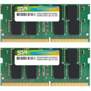 Silicon@Power DDR4 260-PIN SO-DIMM_Dual Channel Kit 4GBx2(SP008GBSFU240N22) 񂹏i