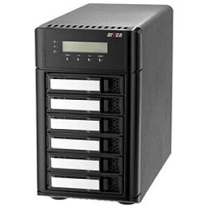 ARECA USB Type-C UASPΉ SSD/HDD SAS/SATA 6xCRAIDjbg(ARC-8050U3-6) 񂹏i