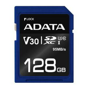 ADATA@Technology Premier Pro SDXC UHS-I U3 Class 10 (R95/W60) 128GB(ASDX128GUI3V30S-R) 񂹏i