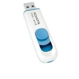 ADATA@Technology DashDrive C008 XCh USBtbVhCu 64GB White/Blue(AC008-64G-RWE) ڈ݌=