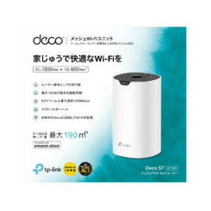 eB[s[N bVWi-Fi 11ac 1300+600Mbps Wi-Fi̎p[ 3Nۏ(DECO S7 1P) 񂹏i