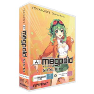 C^[lbg VOCALOID6 StarterPack AI Megpoid SOLID(ΉOS:WIN&MAC)(V6SP-MPSH) 񂹏i