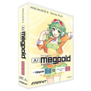 C^[lbg VOCALOID6 Starter Pack AI Megpoid(ΉOS:WIN&MAC)(V6SP-MPH) 񂹏i
