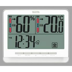 デジタル温湿度計　ホワイト (1個)(TT-538) 取り寄せ商品