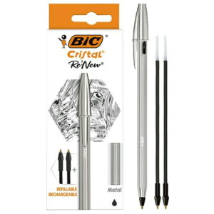 BIC {[y NX^ ReNew 1.0mm  (1{+֐c2{) 1(CRBLK-3P) ڈ݌=