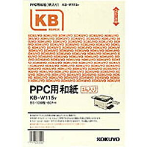 RN KOKUYO KB-W115Y PPCpa 60g B5 100  񂹏i