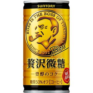 サントリー コーヒー ボス 贅沢微糖 185g ×30本(4901777235335 x30) 取り寄せ商品