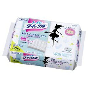 花王(kao) トイレクイックル つめかえ用 ジャンボパック 20枚(233424) 取り寄せ商品