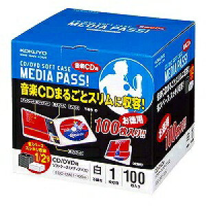 RN KOKUYO EDC-CME1-100W CD/DVDp\tgP[X100 񂹏i