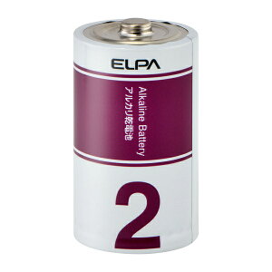 ELPA アルカリ乾電池 単2形×4本 防災(LR14-AD4SBS) 取り寄せ商品