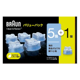 Braun (ブラウン) 5個+1個入　シェーバー専用 洗浄液(CCR5 CR) 目安在庫=○
