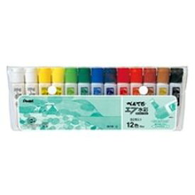 ぺんてる PENTEL 絵の具セット 12色 白2本つき(WFC312) 目安在庫=○