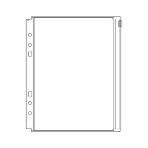 リヒト myfaコレクションポケットPVCファスナー付 A5(N3350) 取り寄せ商品