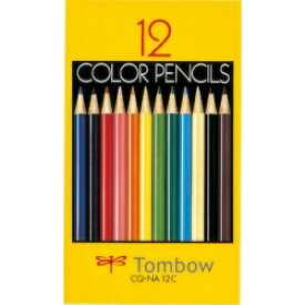 トンボ鉛筆 色鉛筆　紙箱　12色　NA　CQ-NA12C　1個 目安在庫=○