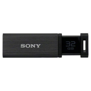 ソニー Sony USB3.0ノックスライド式高速(226MB/s)USBメモリー32GBブラック(USM32GQX B) 取り寄せ商品