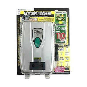 カシムラ 国内用変圧器 WT-92J(63-6510-32) 取り寄せ商品