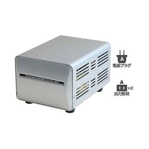 カシムラ 海外国内用大型変圧器100V/110-130V/1000VA WT-4UJ(67-7666-04) 取り寄せ商品