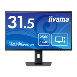 iiyama ProLite31.5^ ChtfBXvC ProLite XB3270QSU-B1(2560x1440/ ڈ݌=