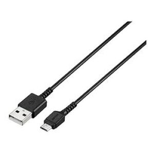 �o�b�t�@���[ BSMPCMB120BK USB microB�P�[�u�� �X���� 2.0m �u���b�N ���񂹏��i