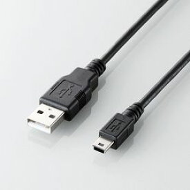 エレコム ゲーム用USBケーブル(A-miniB) 3.0m ブラック U2C-GMM30BK メーカー在庫品