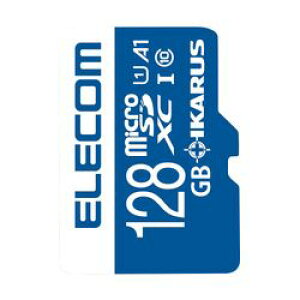 GR ELECOM MicroSDXCJ[h IKARUSt UHS-I U1 128GB(MF-MS128GU11IKA) [J[݌ɕi
