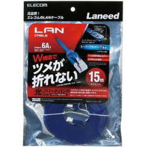 �G���R�� ELECOM �c���ܖh�~�t���b�gLAN�P�[�u�� C6A 15.0m �u���[���^���b�N(LD-GFAT/BM150) ���[�J�[�݌ɕi