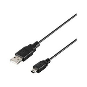 �o�b�t�@���[ BU2AMNK05BK USB2.0 A to miniB���Ή��P�[�u�� 0.5m �u���b�N ���񂹏��i