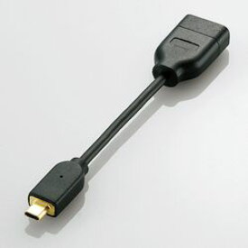 エレコム HDMI変換アダプタ(タイプA-タイプD) AD-HDADBK メーカー在庫品