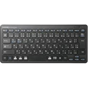 エレコム ELECOM ワイヤレスミニキーボード パンタグラフ式薄型ブラック TK-FDP098TBK メーカー在庫品