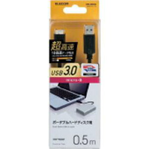 yP5EzGR USB3.0P[u(A-microB) 0.5m ubN USB3-AMB05BK(USB3-AMB05BK) [J[݌ɕi