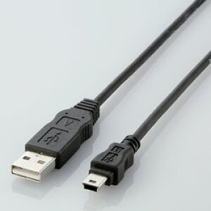 GR ELECOM EU RoHSwߏUSBP[u A:miniB 1.0m ubN USB-ECOM510 [J[݌ɕi