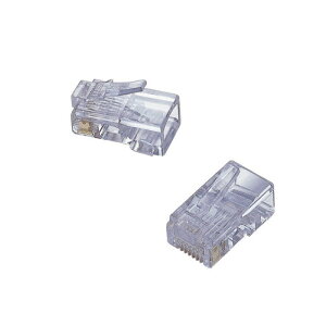GR ELECOM LD-RJ45TY100 CAT5EΉRJ45RlN^(dl) [J[݌ɕi