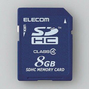 �G���R�� ELECOM SDHC�������J�[�h(H) Class4 8GB �@�l��p ���z���p�b�P�[�W(MF-FSD008GC4/H) ���[�J�[�݌ɕi