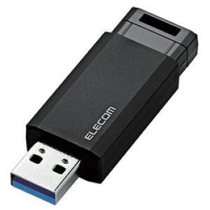 �G���R�� ELECOM USB������ USB3.1 Gen1 �m�b�N�� �I�[�g���^�[���@�\ 16GB �u���b�N(MF-PKU3016GBK) ���[�J�[�݌ɕi