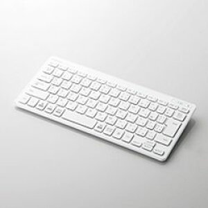 GR ELECOM Bluetooth~jL[{[h p^Ot ^ }`OS zCg(TK-FBP100WH) [J[݌ɕi