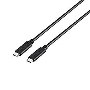 �o�b�t�@���[ BSUCC312P3A05BK USB3.1 Gen2�P�[�u��(C to C) 3A 0.5m �u���b�N �ڈ��݌�=��