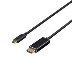 バッファロー BDCHD20BK ディスプレイ変換ケーブル USB Type-C - HDMI 2m ブラック 取り寄せ商品