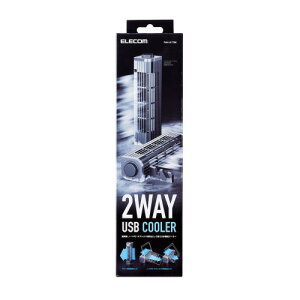 GR ELECOM USB@ 2Way^Cv ʒ p@\ ubN(FAN-U177BK) [J[݌ɕi