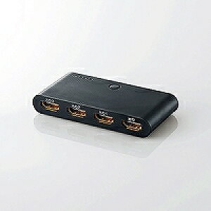 エレコム ELECOM HDMI切替器 3入力1出力 簡易パッケージ ブラック DH-SW31BK E(DH-SW31BK/E) メーカー在庫品