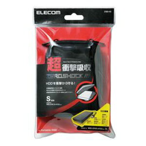 GR ELECOM HDDP[X ZEROSHOCK STCY ubN ZSB-HD004BK 񂹏i