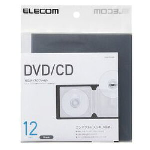GR ELECOM CD DVDΉt@CP[X 12[ ubN CCD-FS12BK [J[݌ɕi